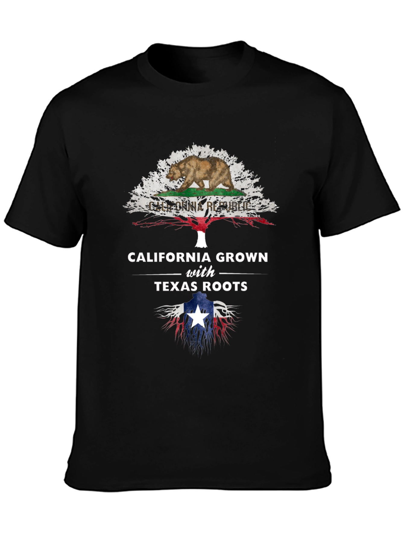 California Grown with Texas Roots Graphic Tee