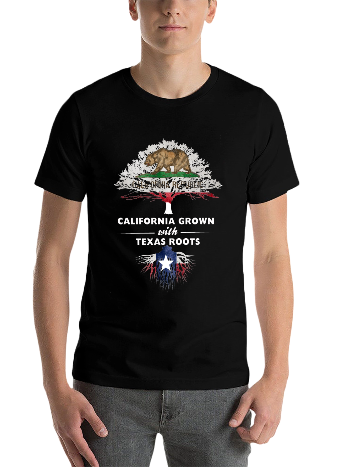 California Grown with Texas Roots Graphic Tee
