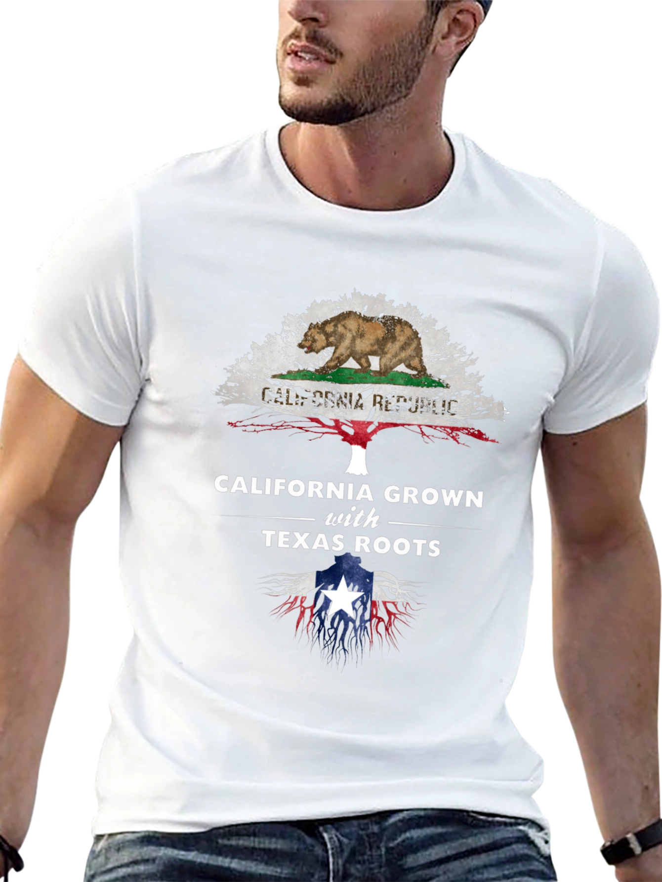 California Grown with Texas Roots Graphic Tee
