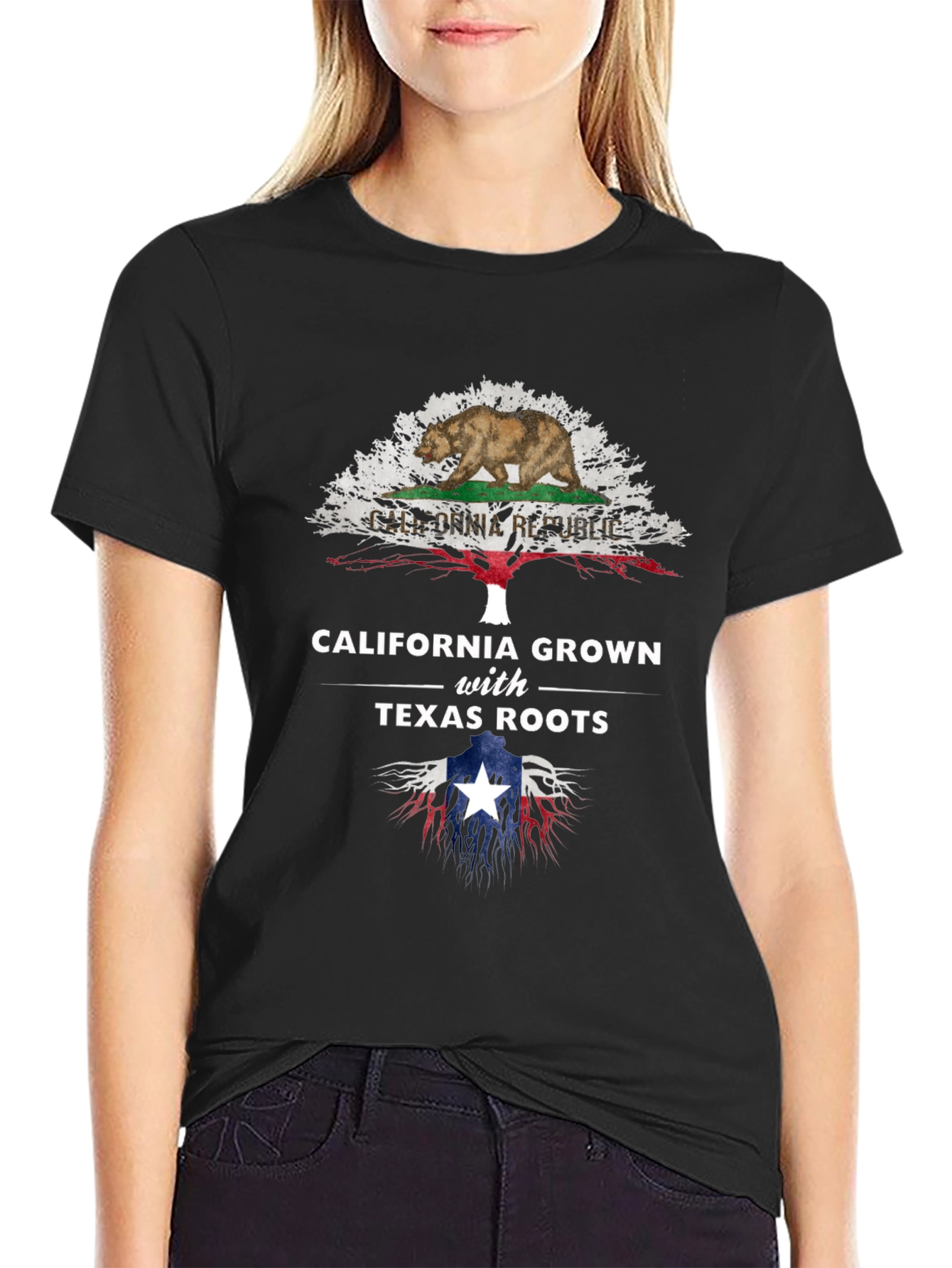 California Grown with Texas Roots Graphic Tee