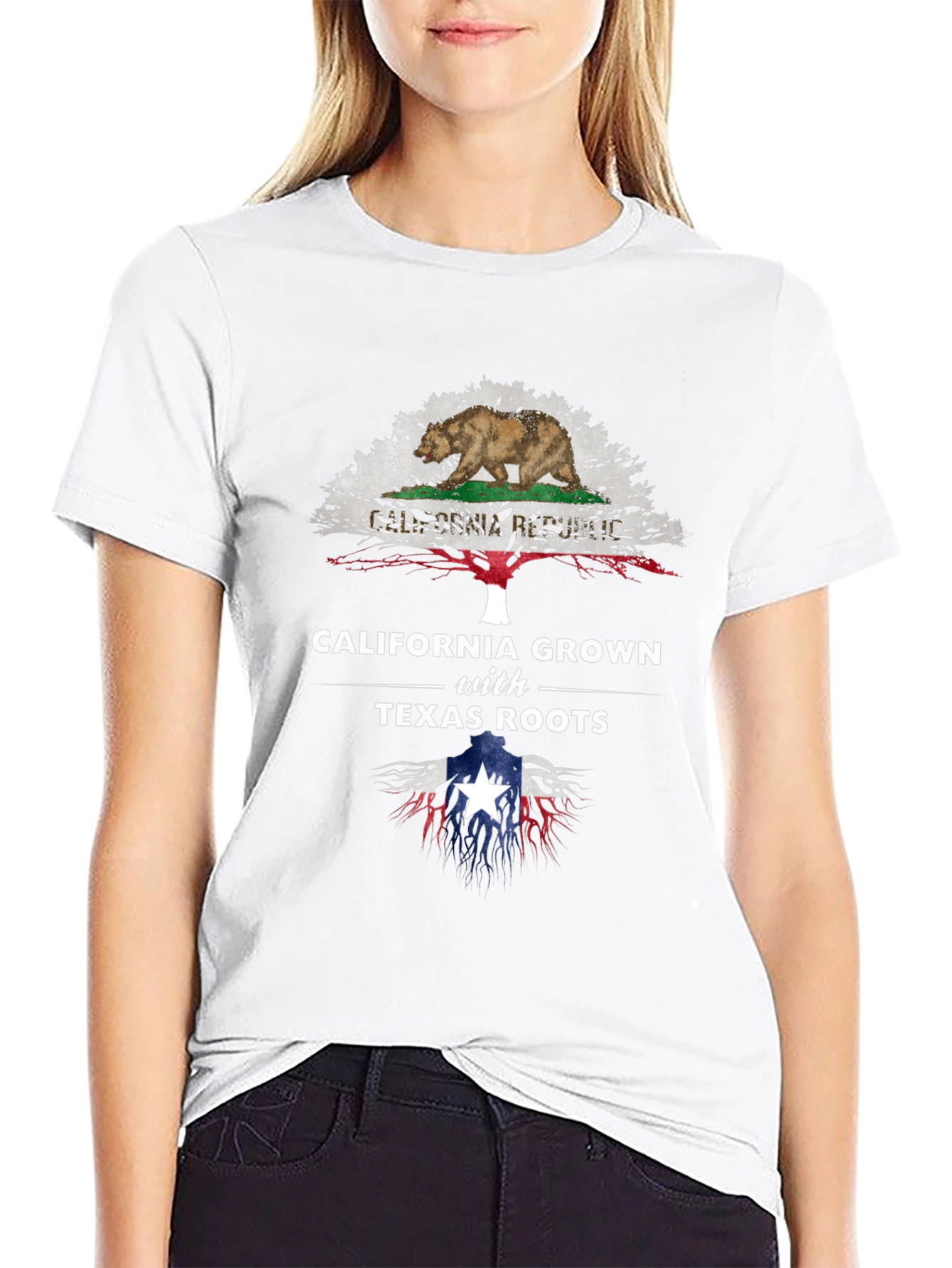 California Grown with Texas Roots Graphic Tee