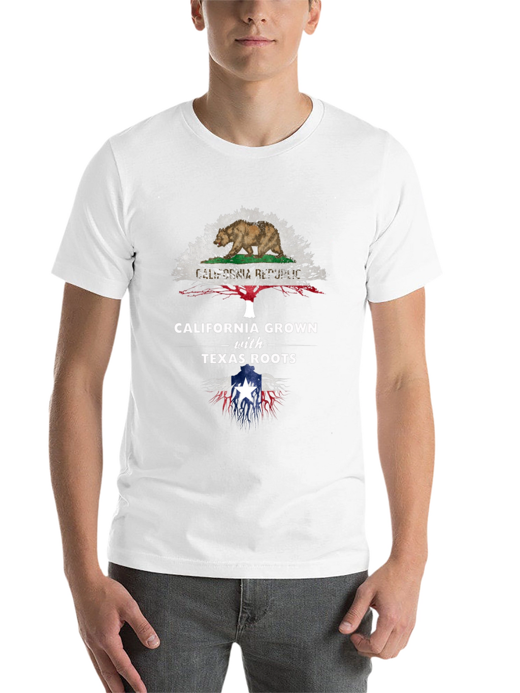 California Grown with Texas Roots Graphic Tee