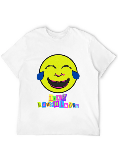 Live Laugh Laugh T-Shirt - Black Graphic Tee