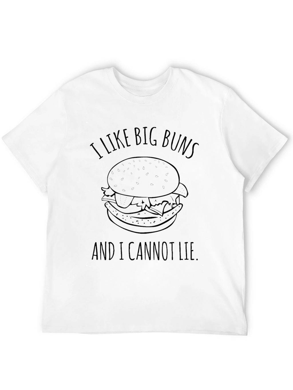 Big Buns Burger T-Shirt - Funny Graphic Tee