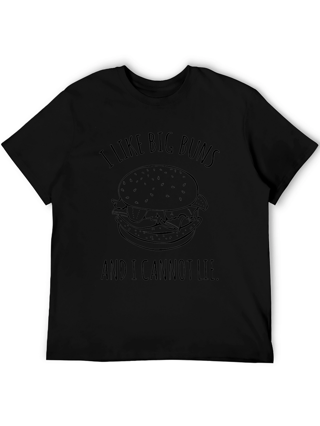 Big Buns Burger T-Shirt - Funny Graphic Tee