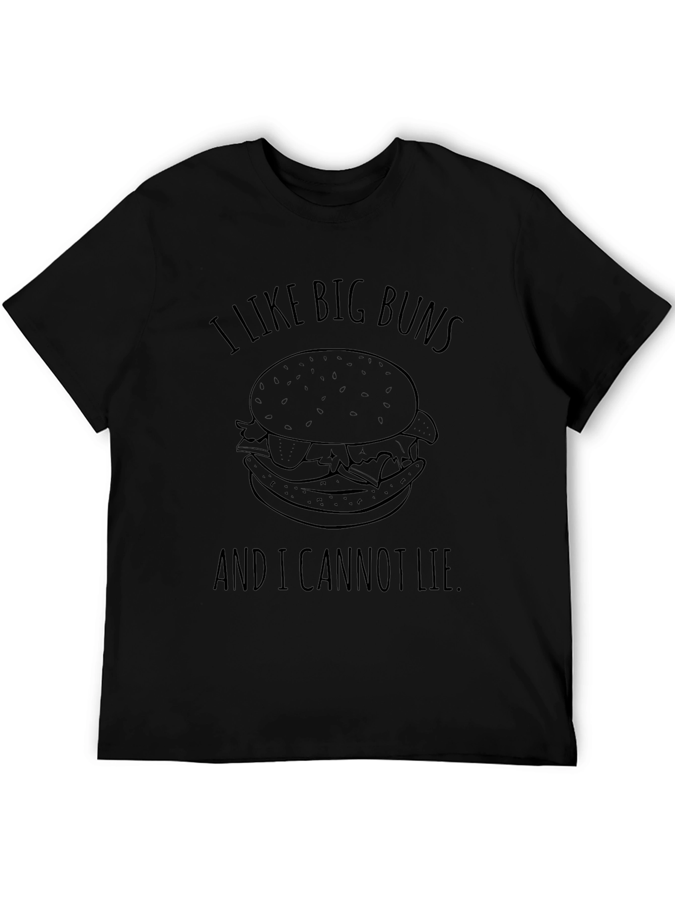 Big Buns Burger T-Shirt - Funny Graphic Tee