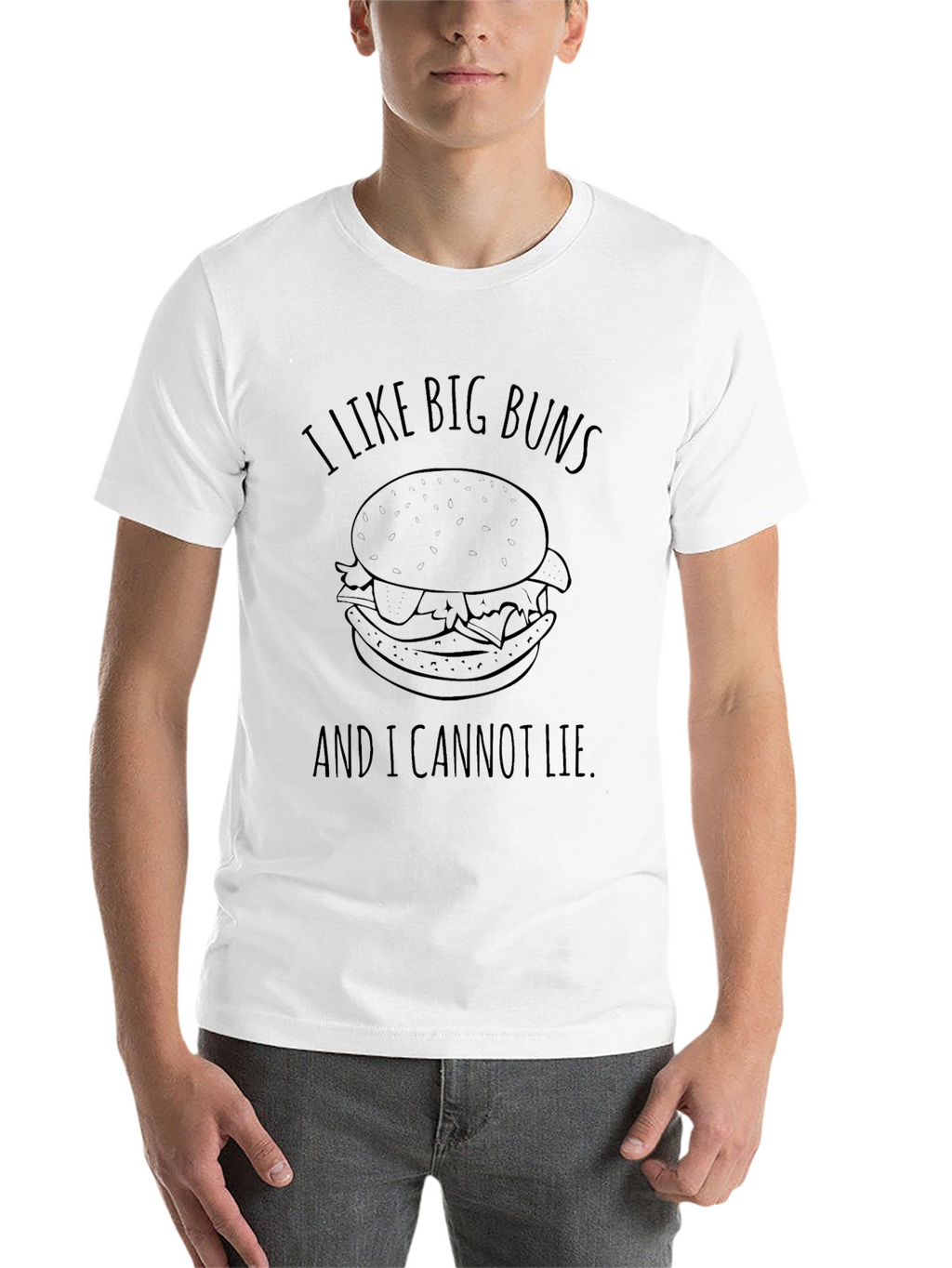 Big Buns Burger T-Shirt - Funny Graphic Tee