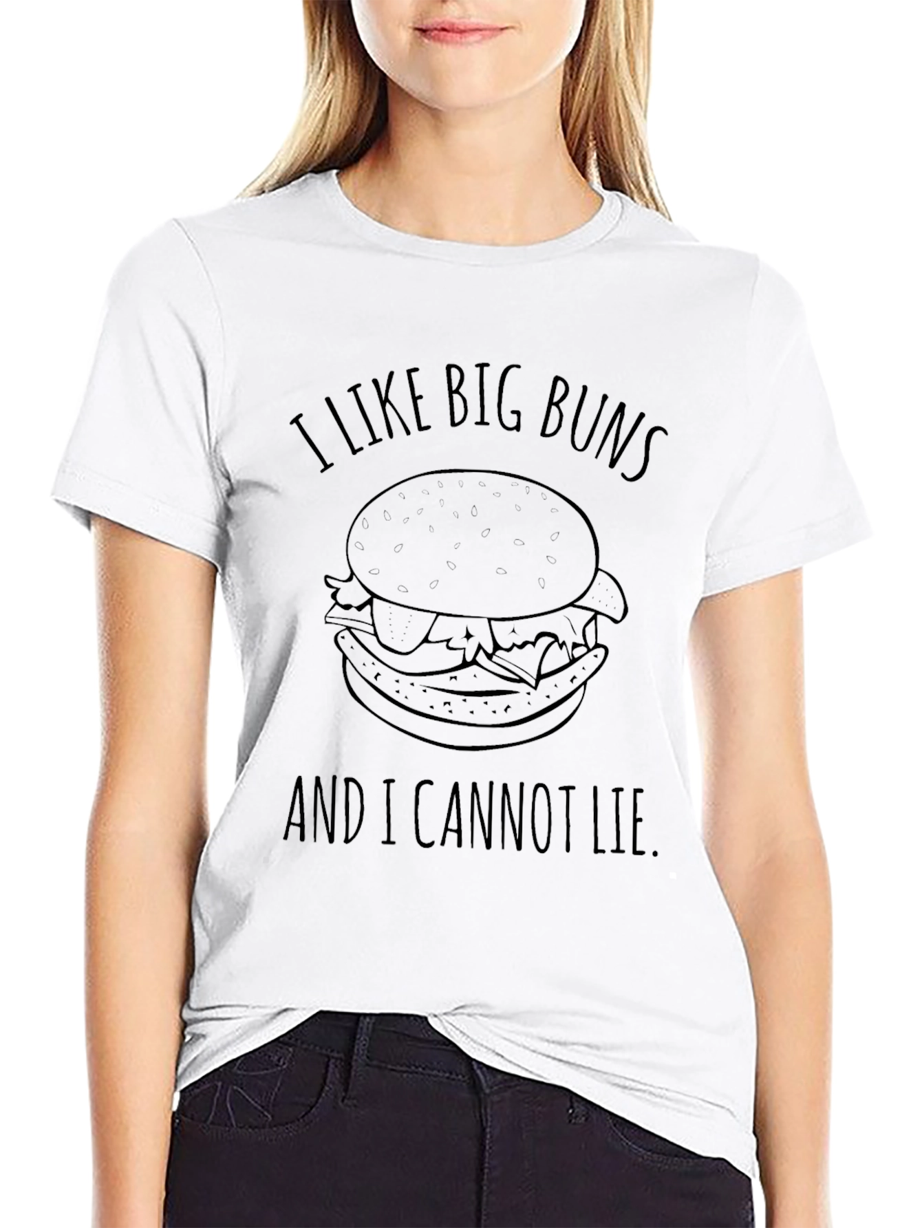 Big Buns Burger T-Shirt - Funny Graphic Tee