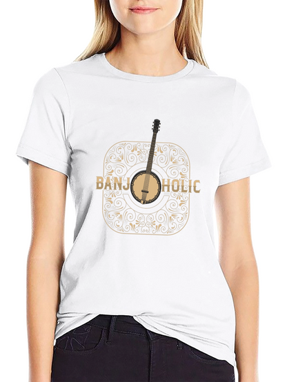 Banjo-Holic Black Graphic Tee