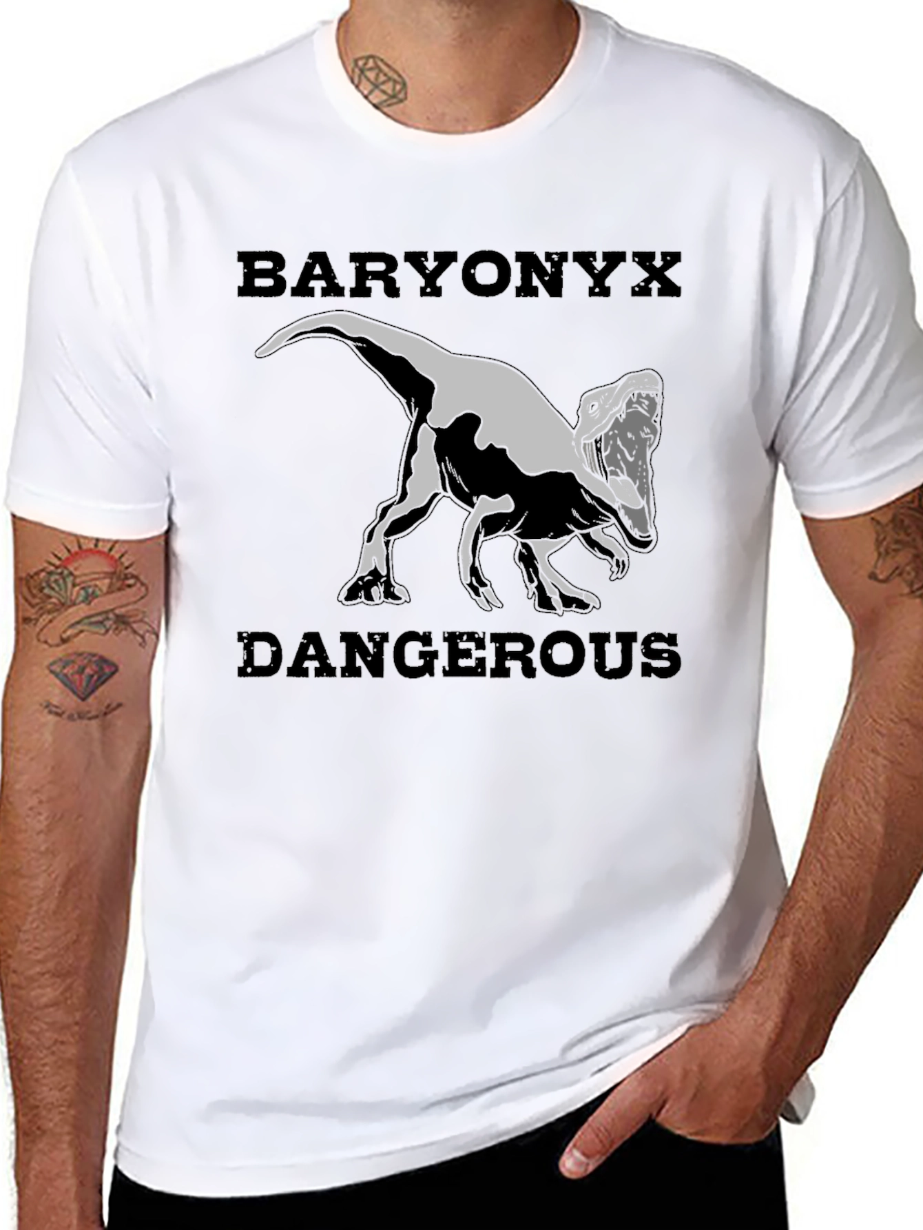 Baryonyx Dinosaur Graphic T-Shirt