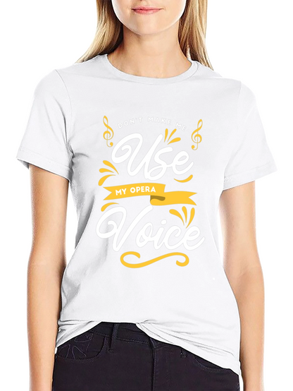 Opera Voice T-Shirt - Funny Music Tee