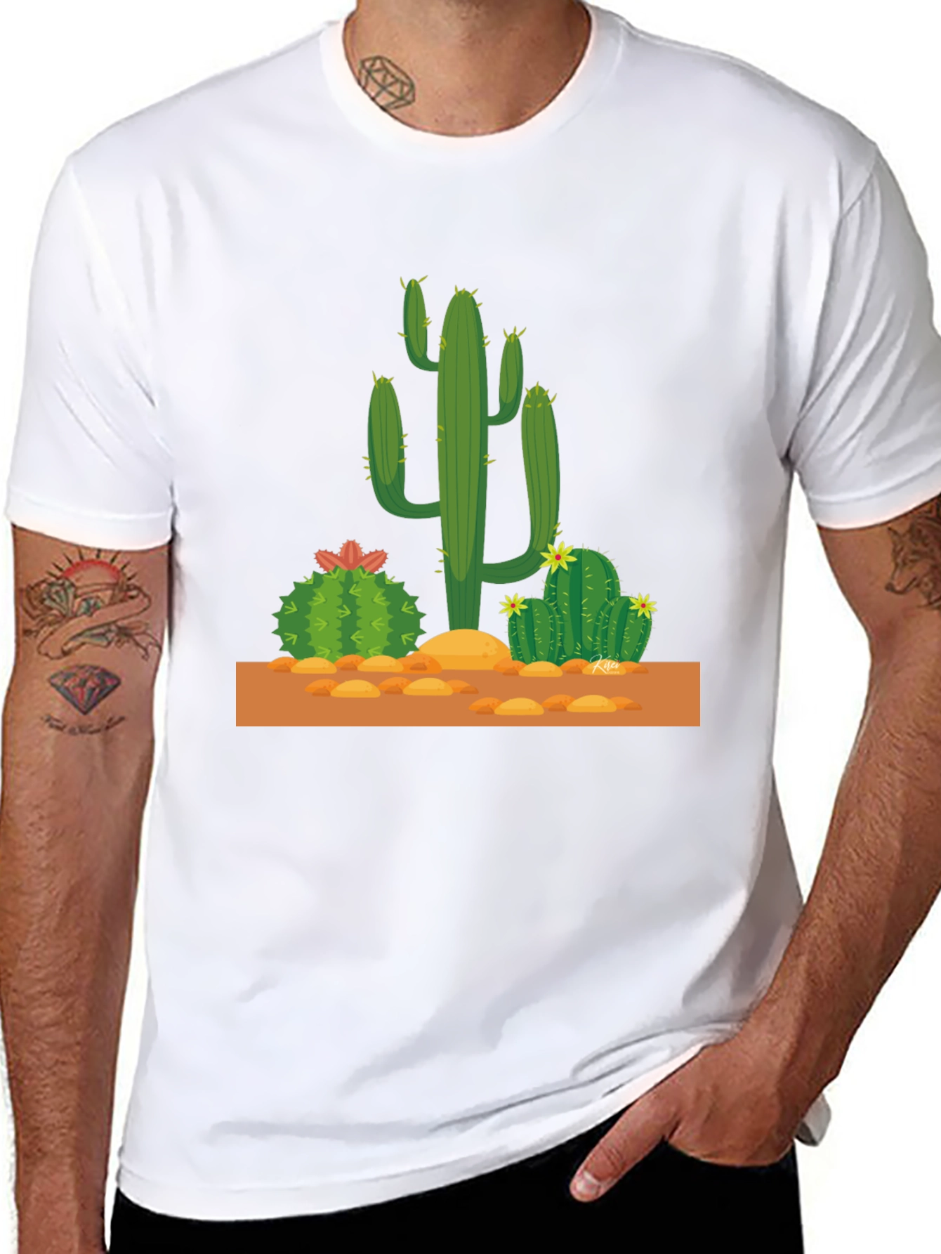 Cactus Graphic Tee - Desert Style