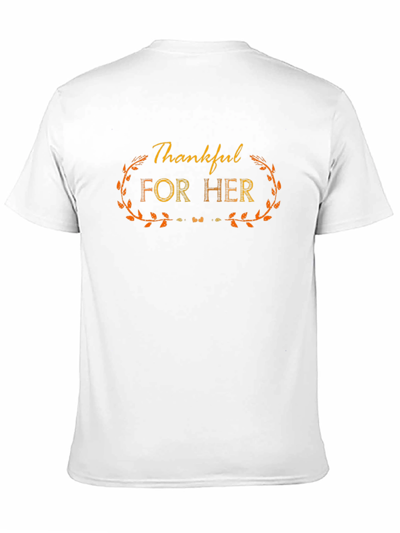 Thankful For Her Graphic Tee - Black