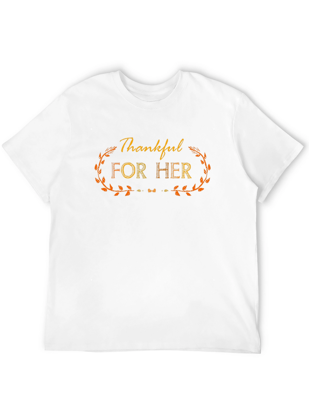Thankful For Her Graphic Tee - Black