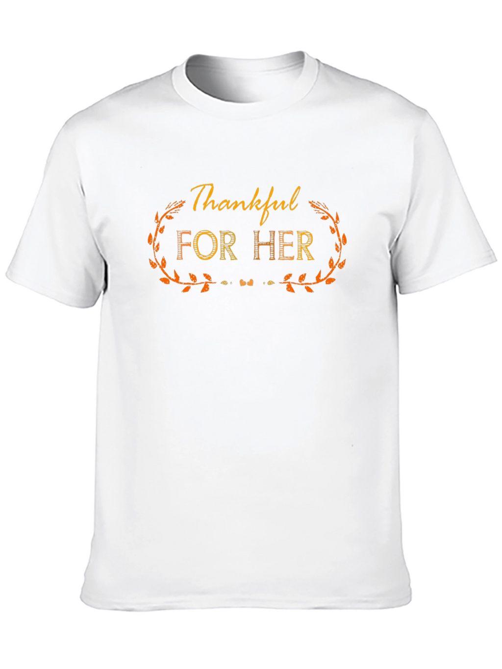 Thankful For Her Graphic Tee - Black