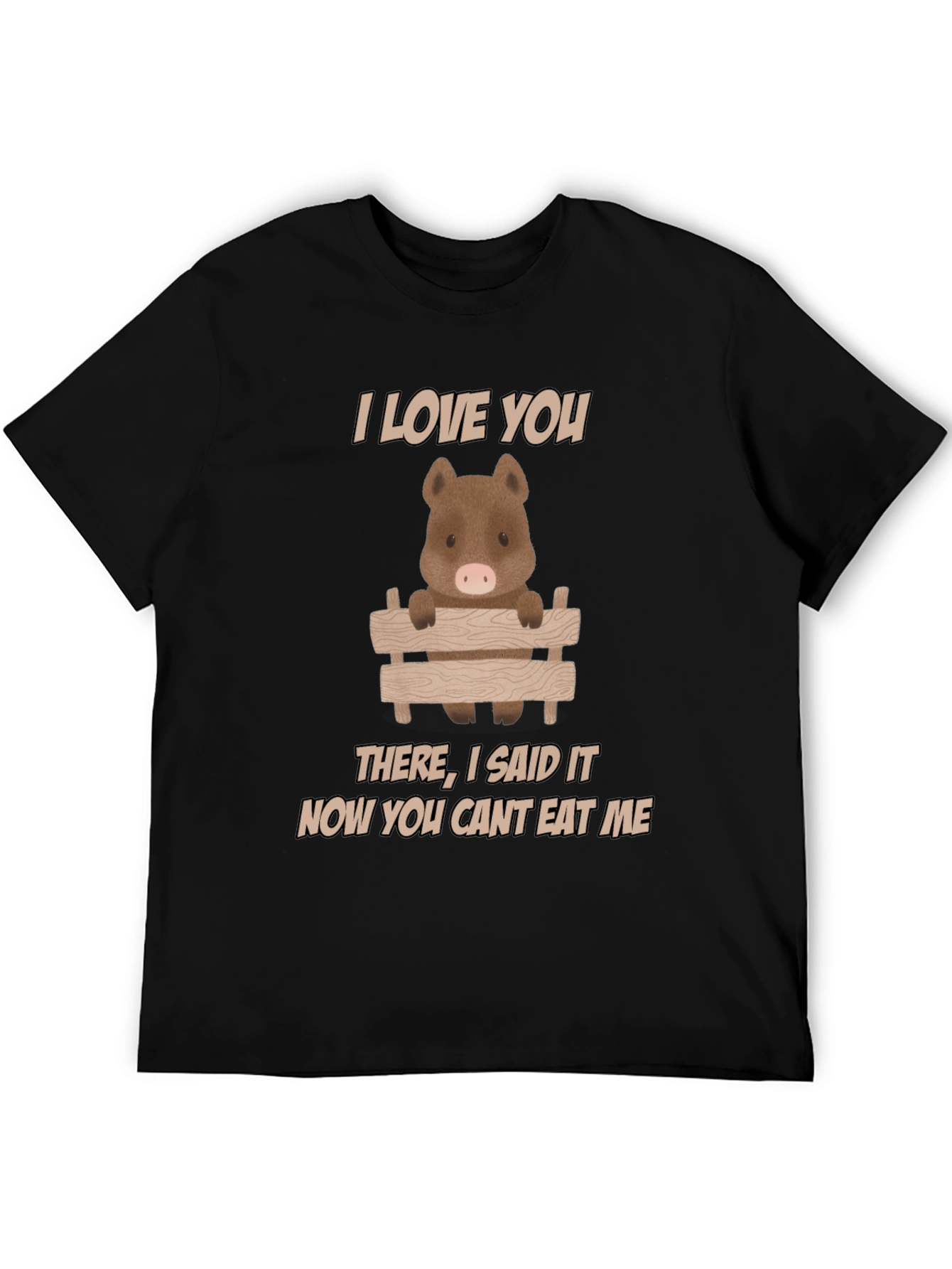 I Love You Pig T-Shirt - Funny Animal Tee