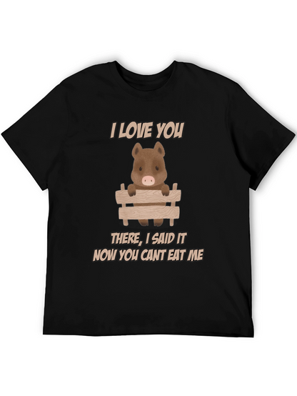 I Love You Pig T-Shirt - Funny Animal Tee