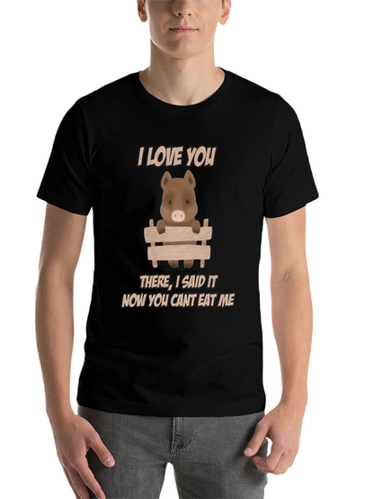 I Love You Pig T-Shirt - Funny Animal Tee