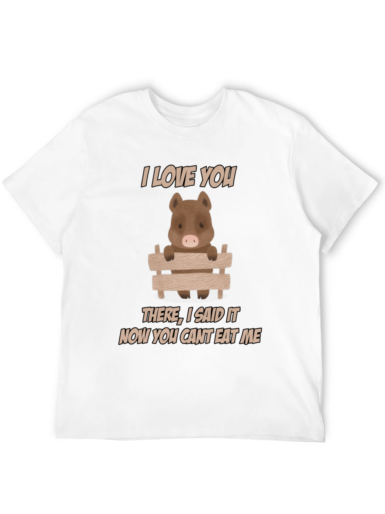 I Love You Pig T-Shirt - Funny Animal Tee