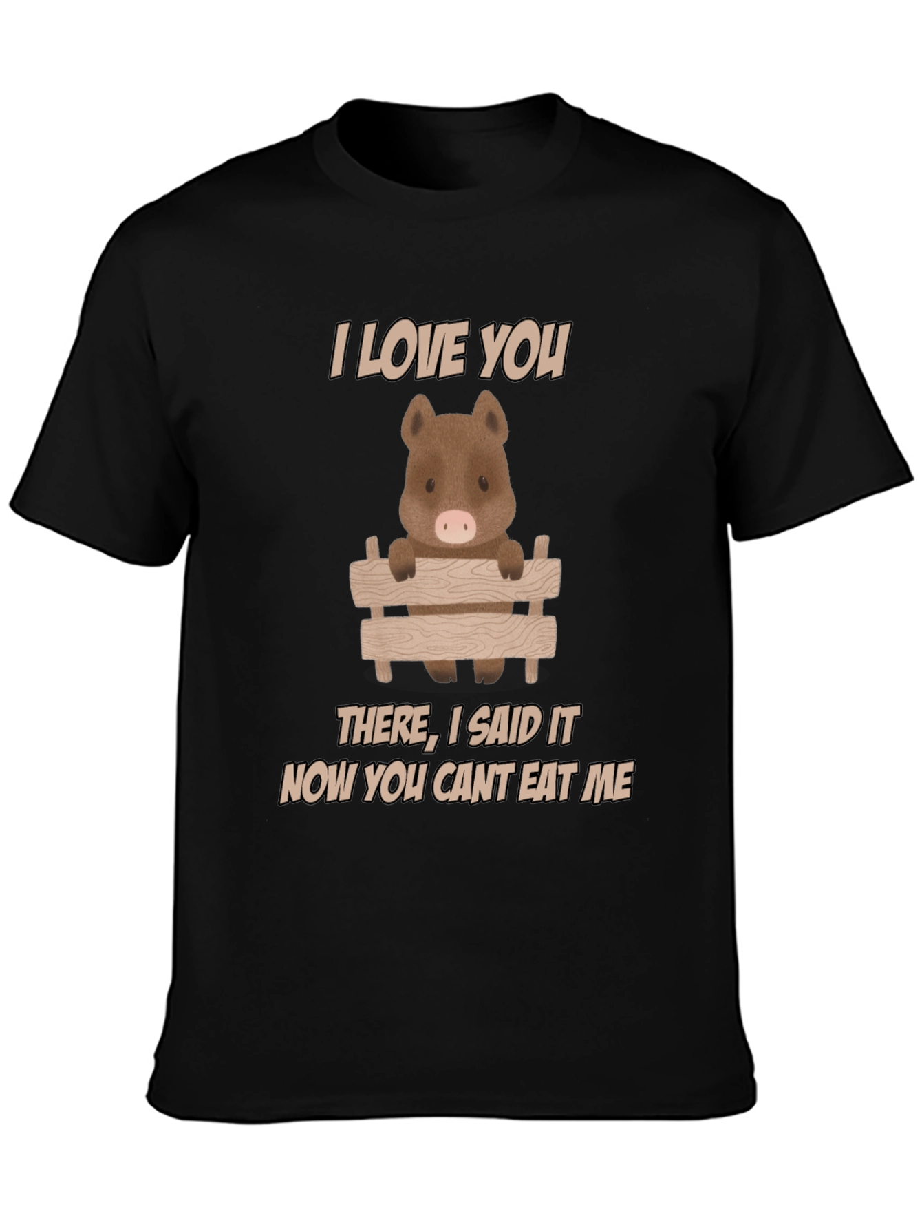 I Love You Pig T-Shirt - Funny Animal Tee