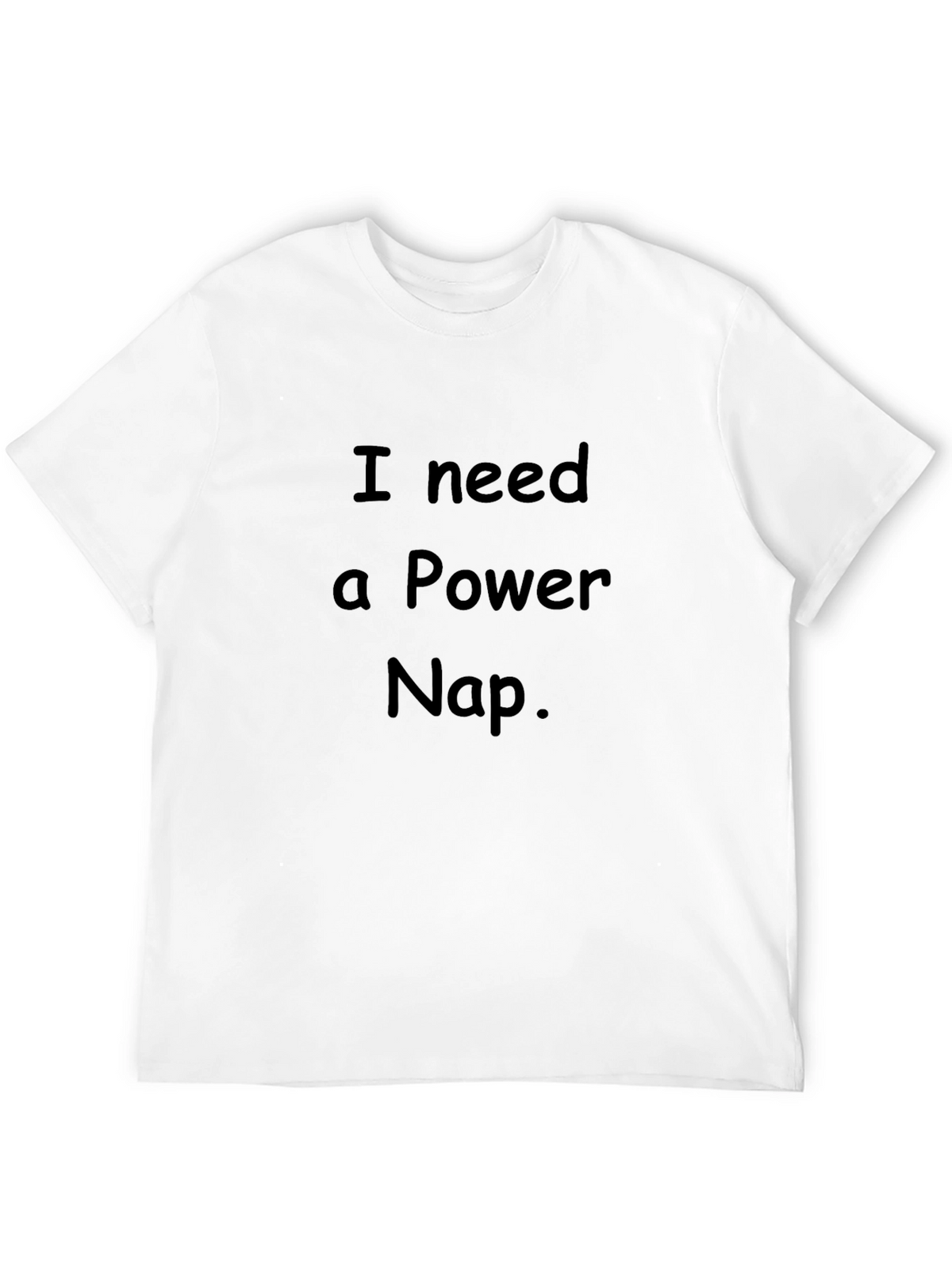 I Need a Power Nap. Mens Black Graphic T-Shirt