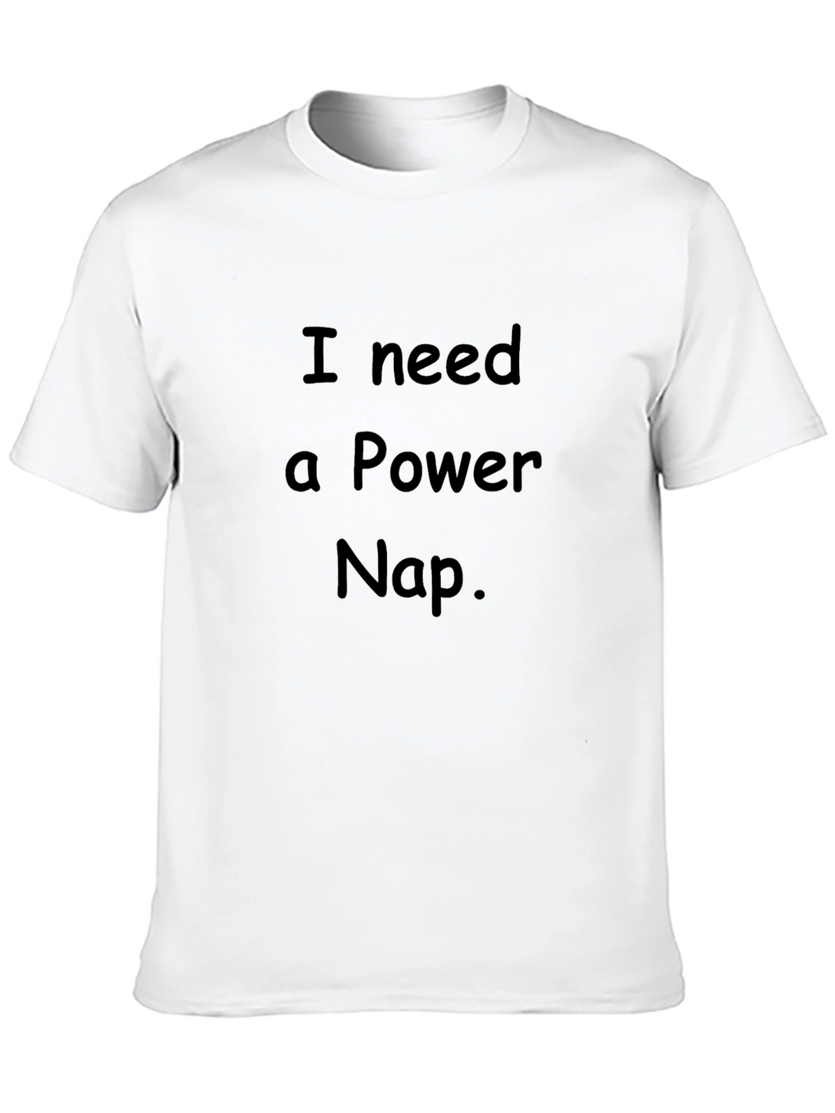 I Need a Power Nap. Mens Black Graphic T-Shirt