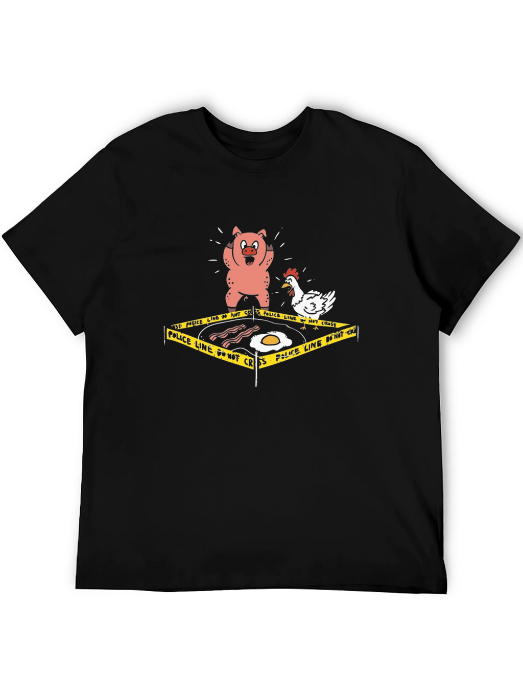 Breakfast Crime Scene T-Shirt
