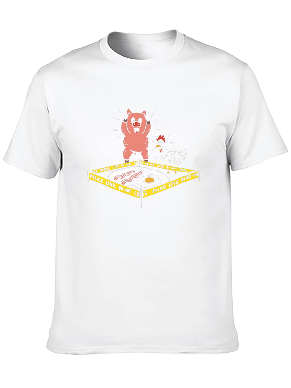 Breakfast Crime Scene T-Shirt