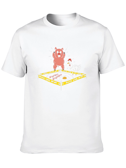 Breakfast Crime Scene T-Shirt