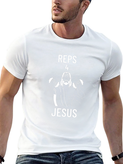 Reps 4 Jesus Graphic T-Shirt - Black