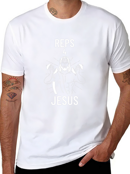 Reps 4 Jesus Graphic T-Shirt - Black