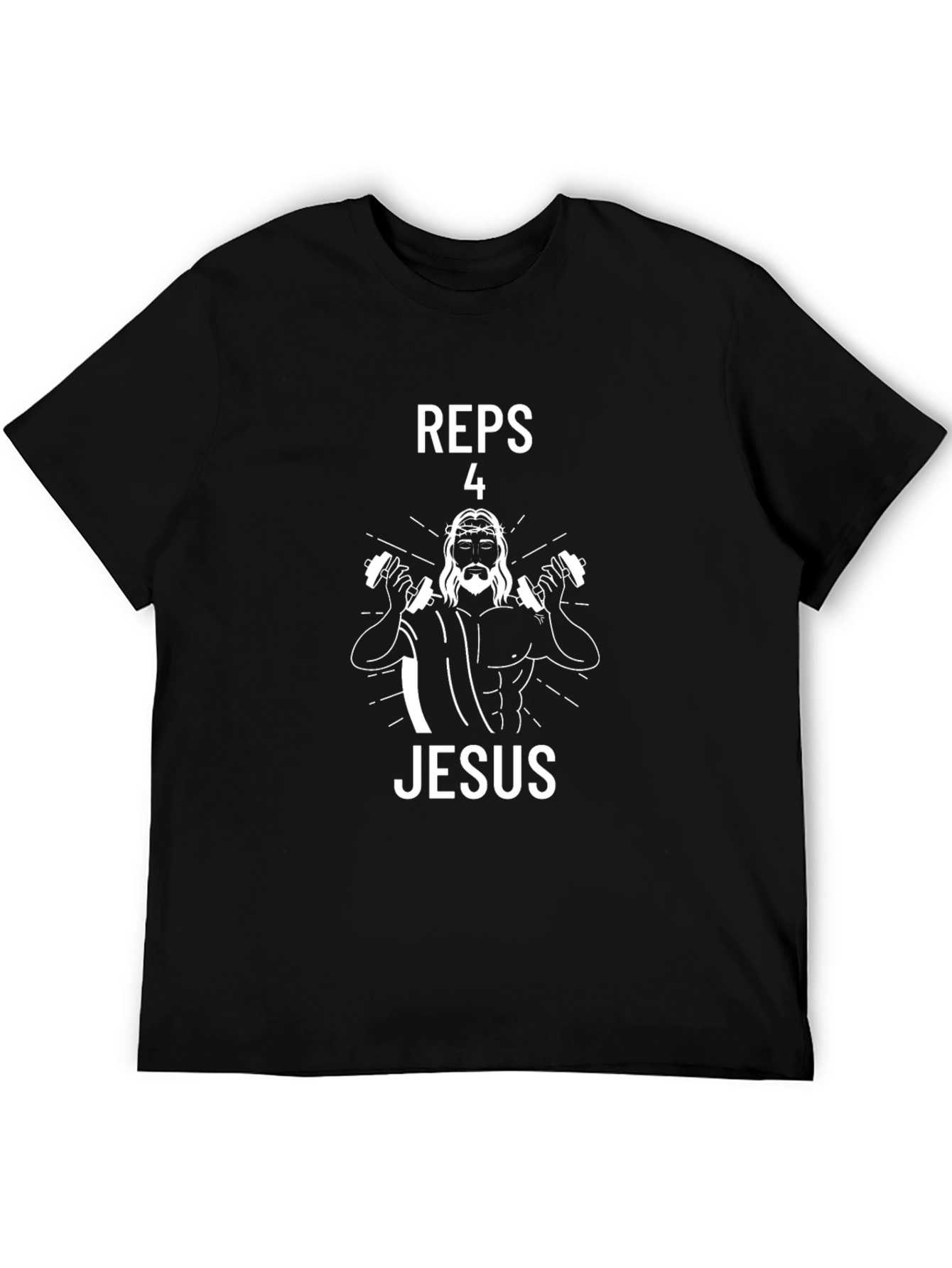 Reps 4 Jesus Graphic T-Shirt - Black