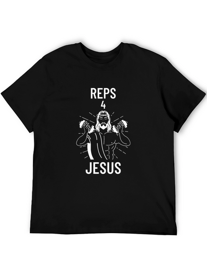 Reps 4 Jesus Graphic T-Shirt - Black
