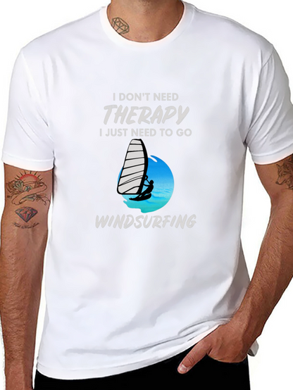 Therapy Windsurfing Black T-Shirt