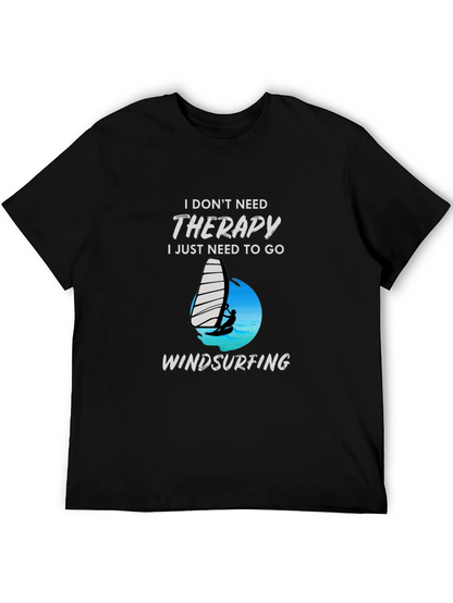 Therapy Windsurfing Black T-Shirt