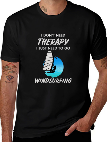 Therapy Windsurfing Black T-Shirt