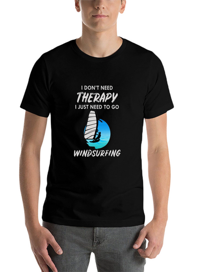 Therapy Windsurfing Black T-Shirt