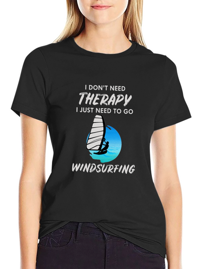 Therapy Windsurfing Black T-Shirt