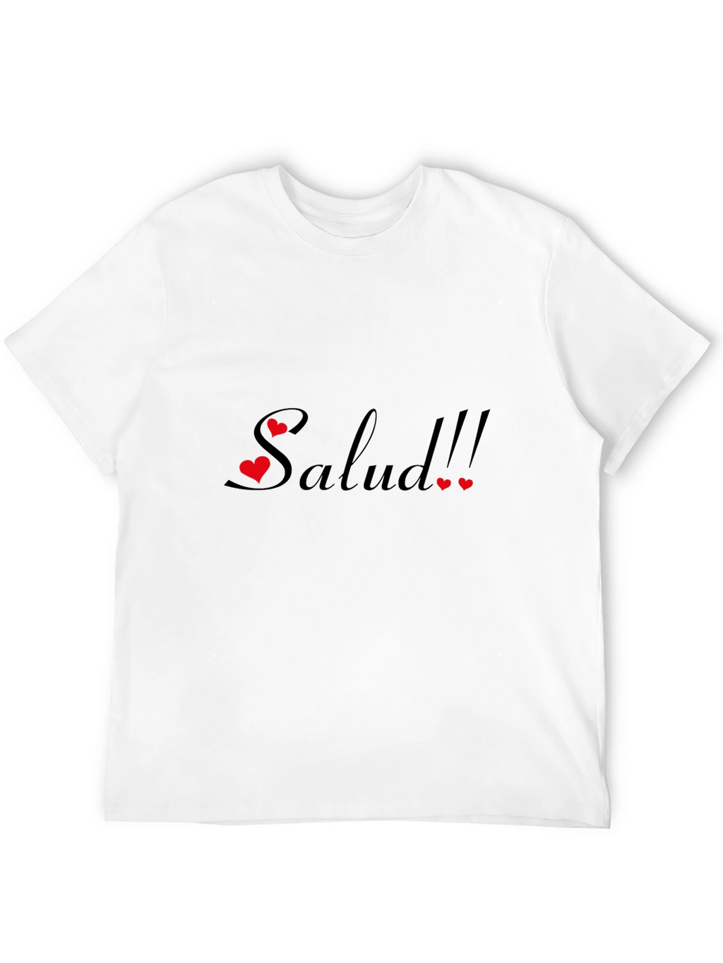 Salud Graphic Tee - Black Cotton Comfort