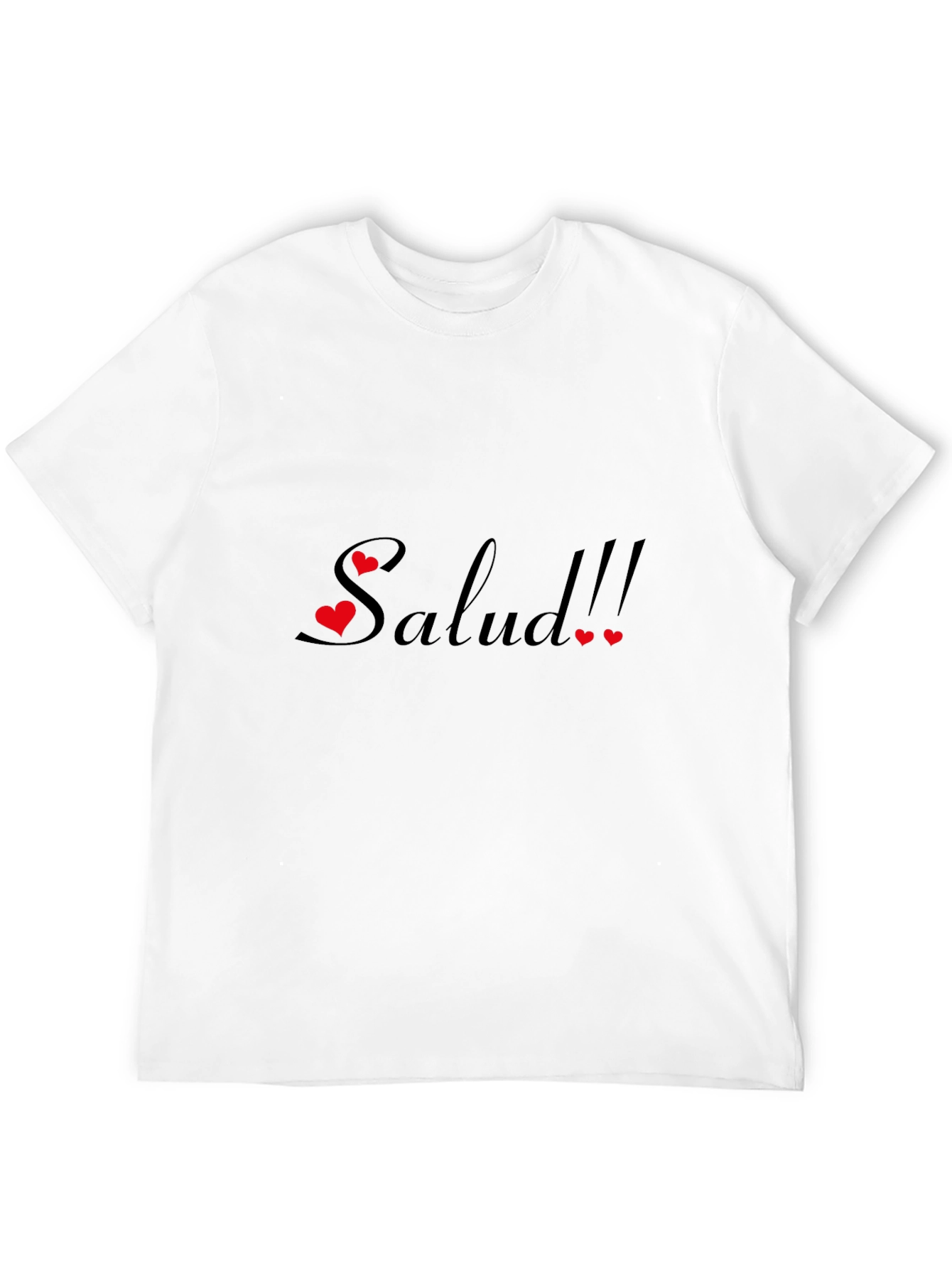 Salud Graphic Tee - Black Cotton Comfort