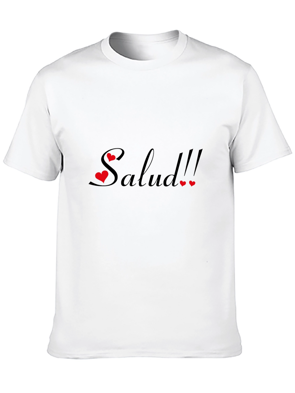Salud Graphic Tee - Black Cotton Comfort