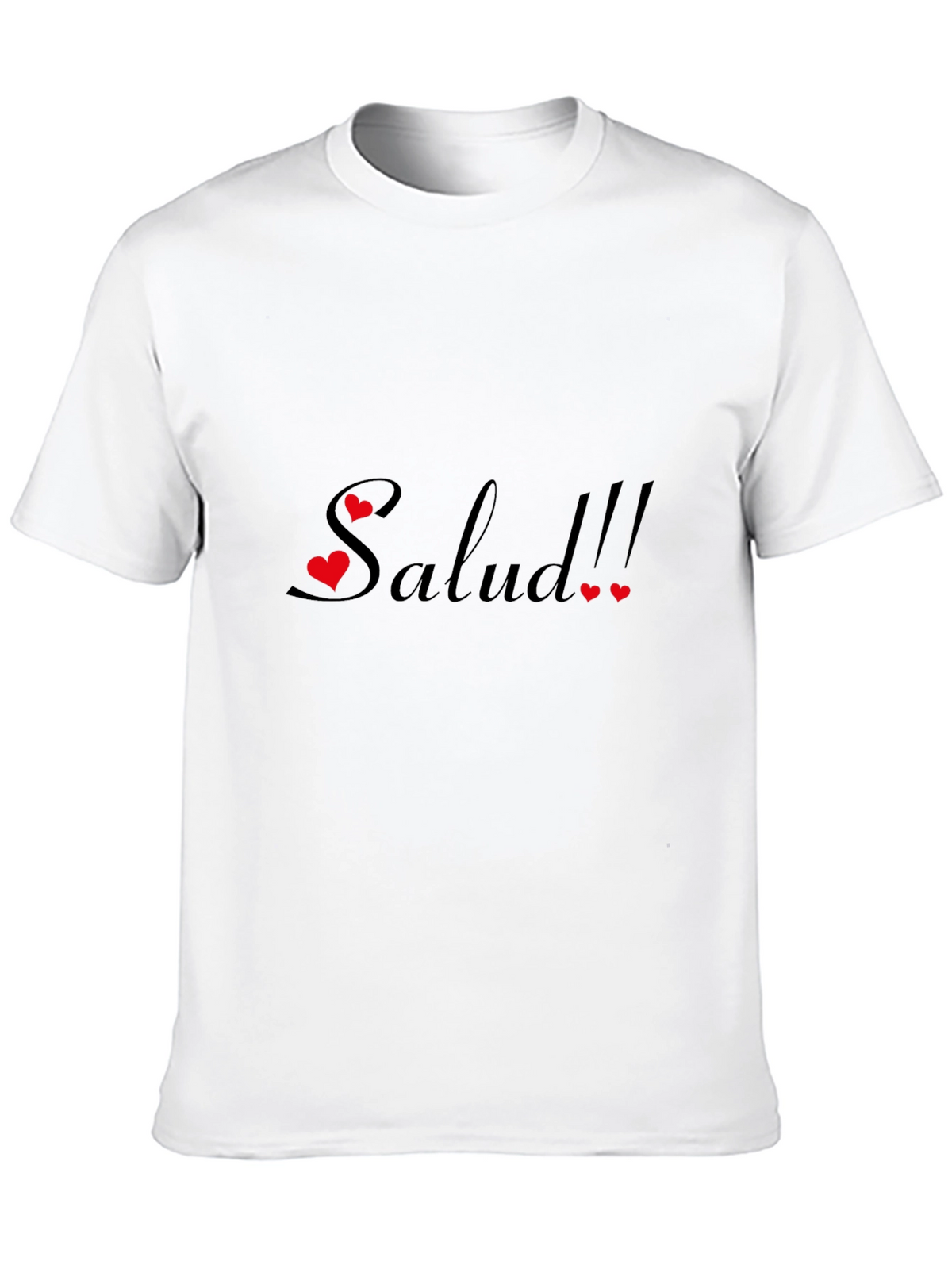 Salud Graphic Tee - Black Cotton Comfort