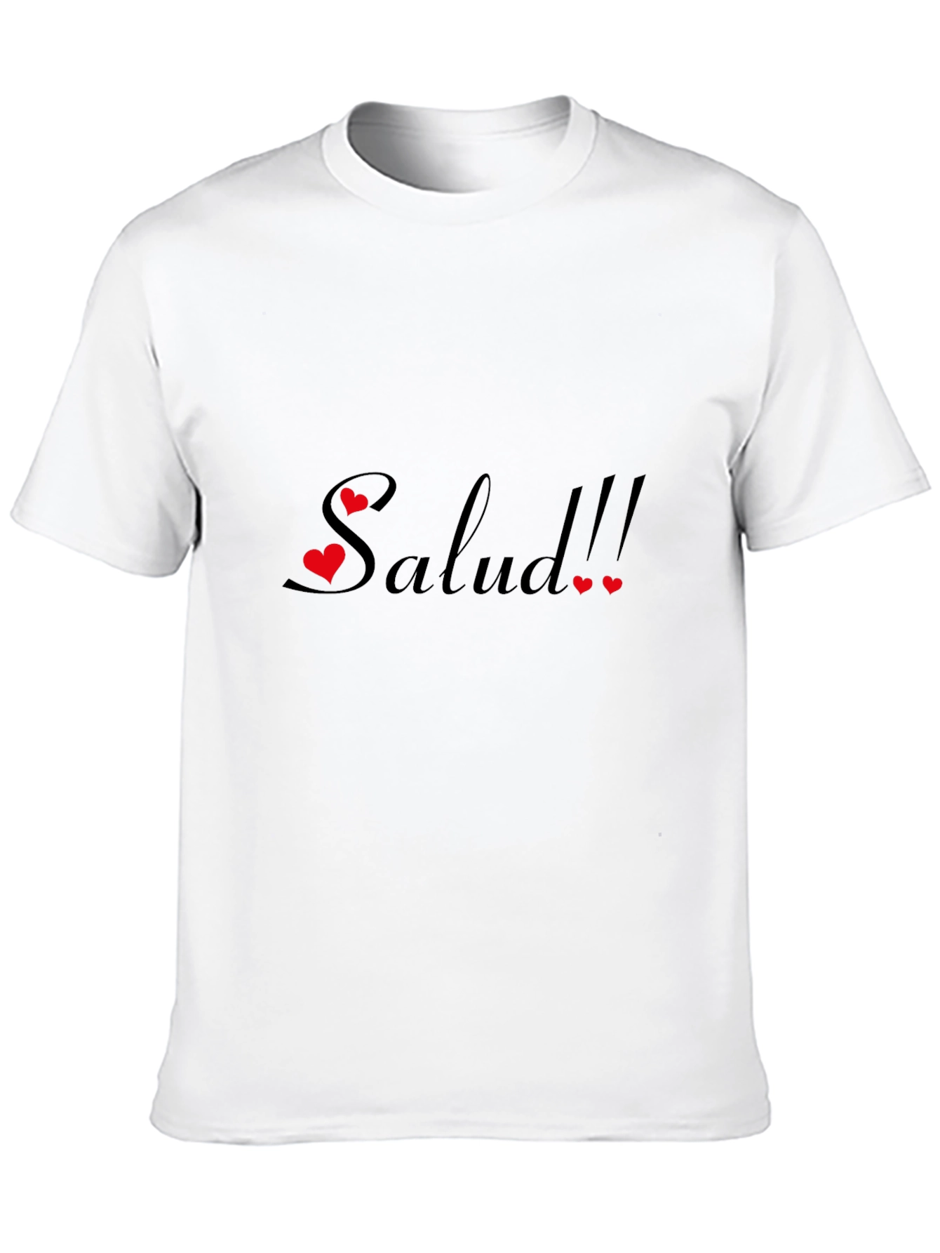 Salud Graphic Tee - Black Cotton Comfort