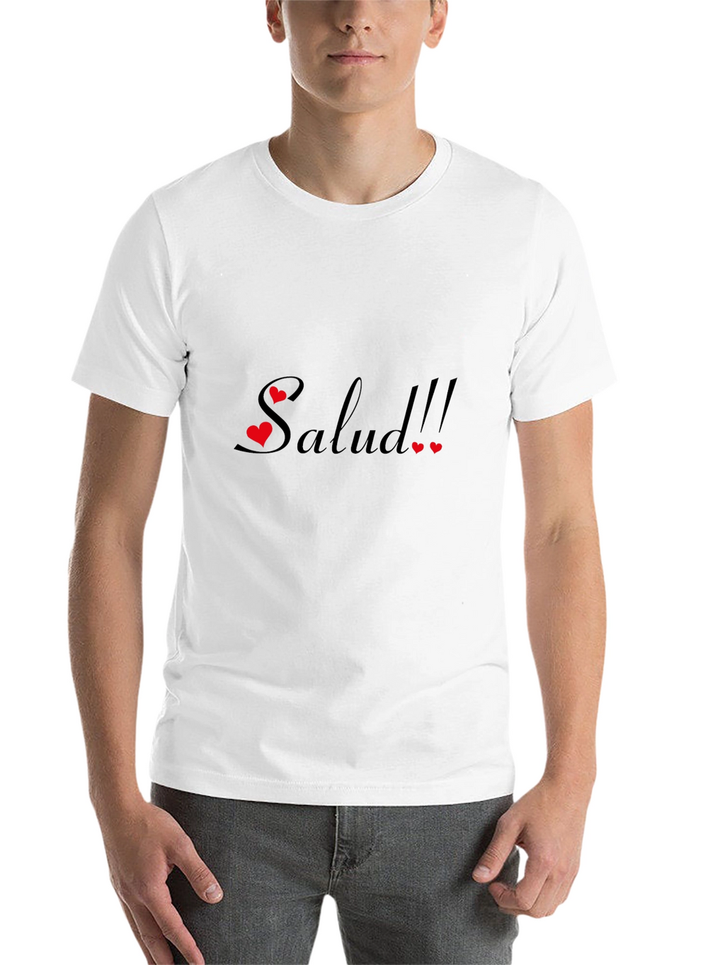Salud Graphic Tee - Black Cotton Comfort