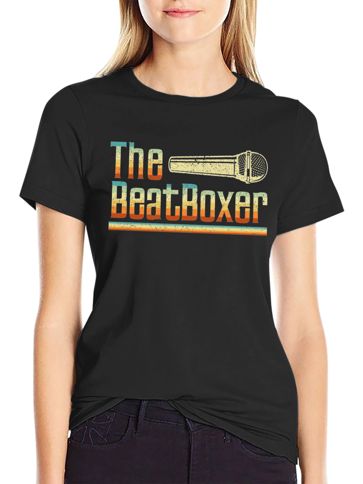 The Beatboxer Retro Style Graphic T-Shirt