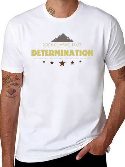 Rock Climbing Determination T-Shirt