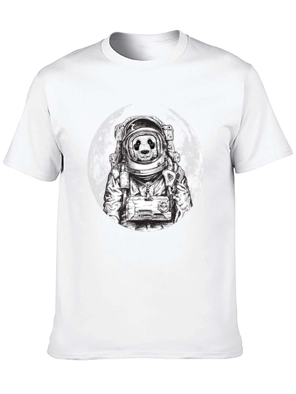 Panda Astronaut Graphic Tee - Space Panda T-Shirt