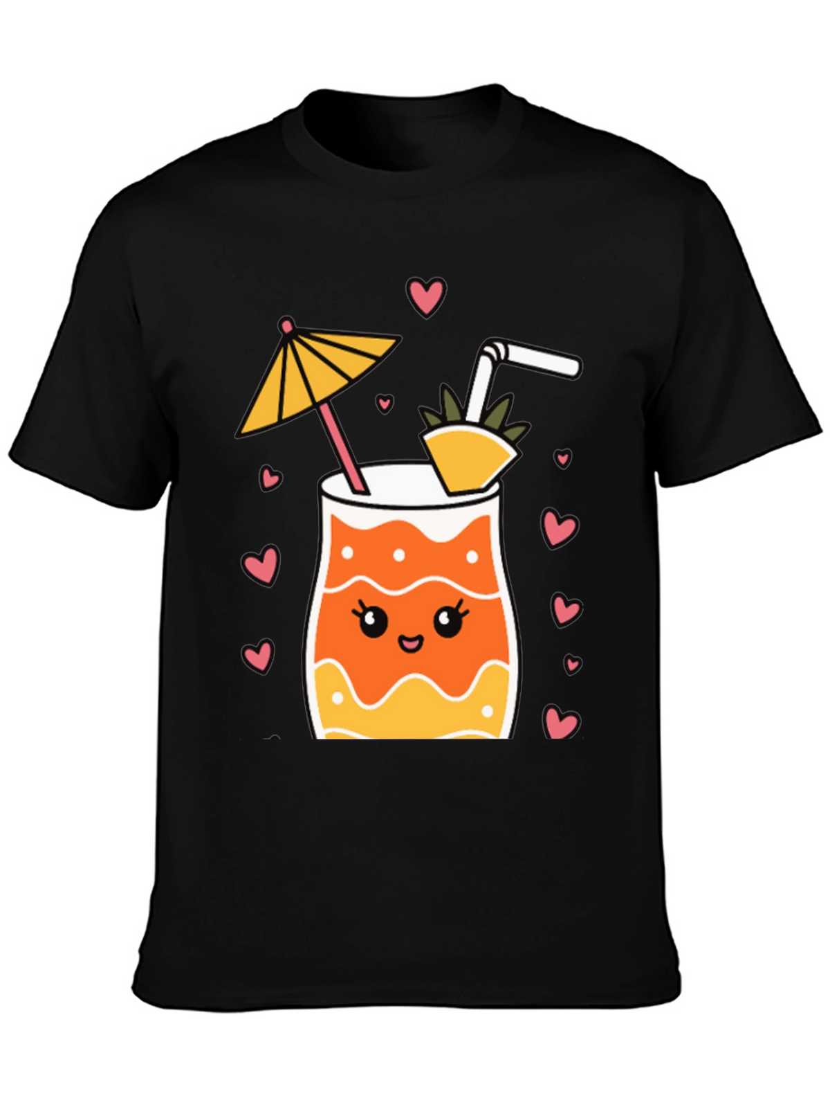 Cute Cocktail Graphic Tee - Summer Vibes!