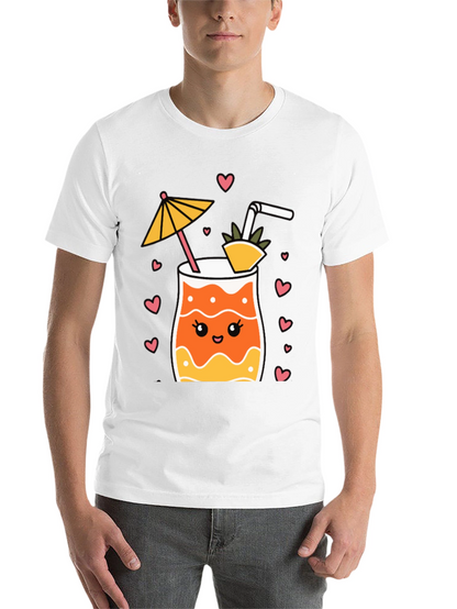 Cute Cocktail Graphic Tee - Summer Vibes!