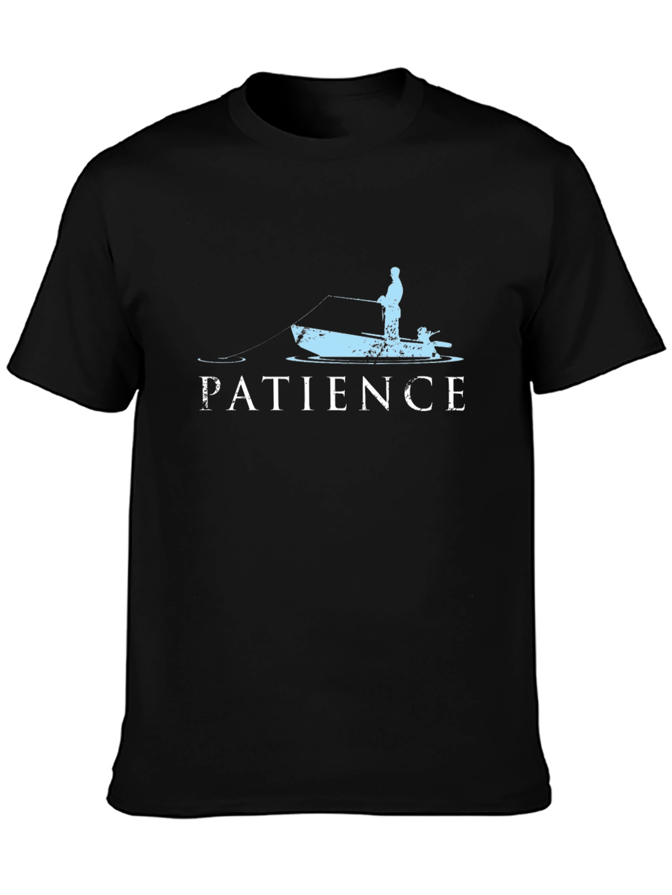 Patience Fishing T-Shirt - Angler Design